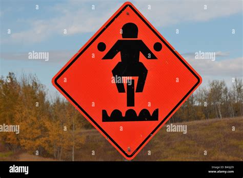 Bumpy Road Sign Hi Res Stock Photography And Images Alamy