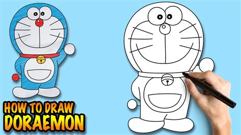 How To Draw Doraemon Easy Step By Step Drawing Tuturial Youtube