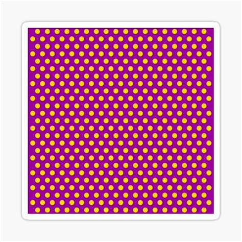 Purple And Gold Polka Dot Sticker For Sale By Kindsvaterart Redbubble