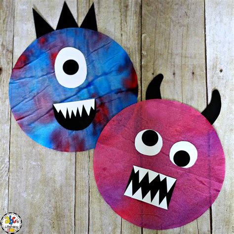 How To Make A Tie Dye Coffee Filter Monster Craft