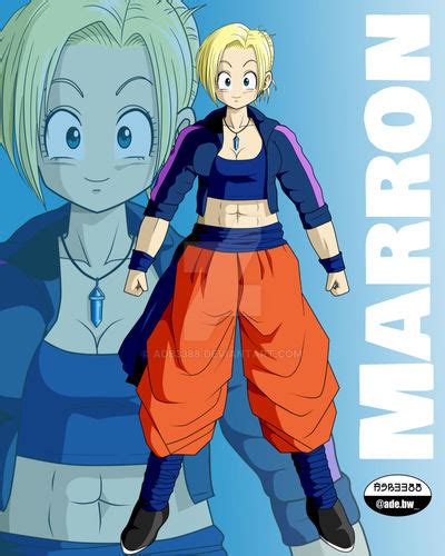 Au Marron Daughter Of Krillin And Android 18 By Adb3388 On Deviantart