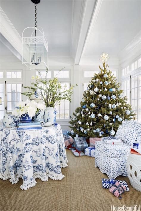 Chinoiserie Christmas Incorporating Blue And White Into Holiday Decor