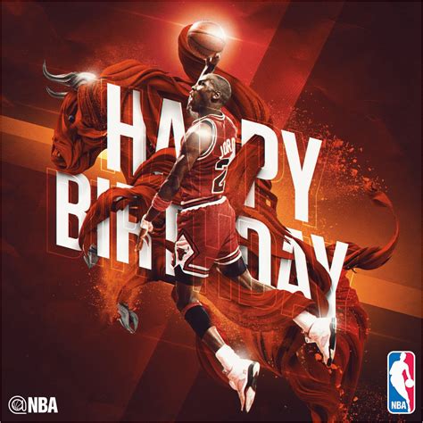 Michael Jordan Birthday Card Happy Rd Birthday To Michael Jordan The