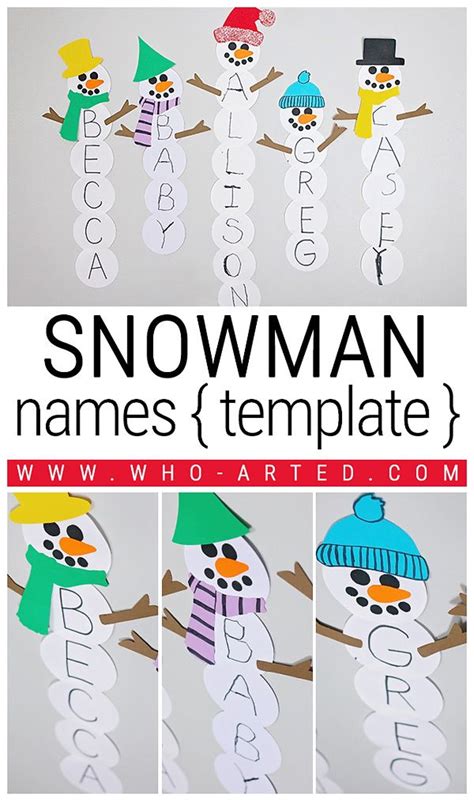 Free Download How To Make This Snowman Name Craftivity A Great Way