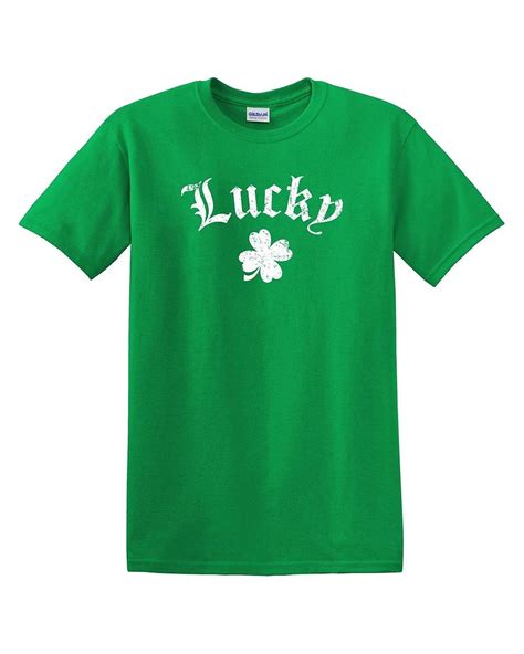 Createmytee Lucky Adult T Shirt 3637 Seknovelty