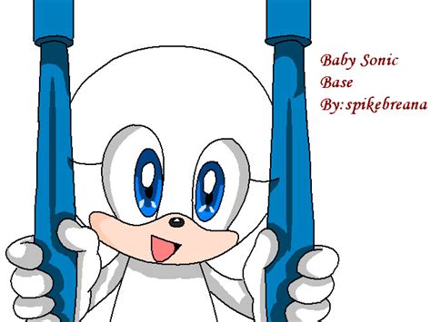 Baby Sonic Base By Spikebreana On Deviantart