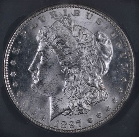 1897 Us 1 Morgan Silver Dollar Icg Ms62