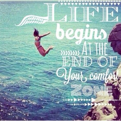 Life Begins At The End Of Your Comfort Zone Life Good To Know Poster