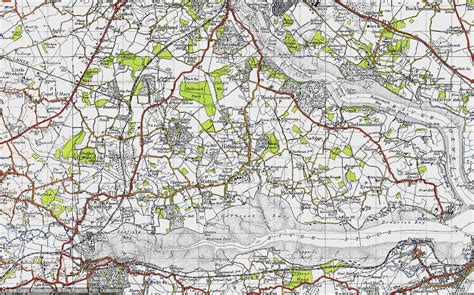 Historic Ordnance Survey Map Of Holbrook 1946
