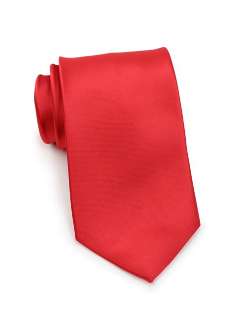 solid color ties bright red necktie cheap