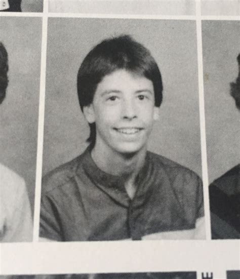 Dave Grohl In His High School Yearbook 1984 Roldschoolcool