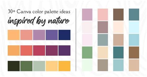 The Color Palette Is Inspired By Nature