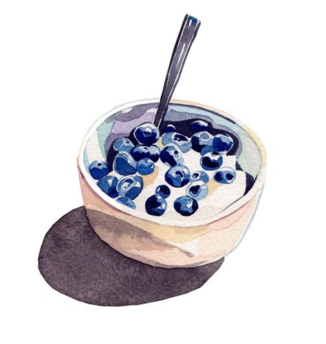 Watercolor Food Food Illustrations Food Painting