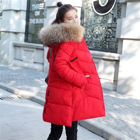 Buy New Arrival Women 2018 New Winter Coat Korean Version Medium Length Thicker