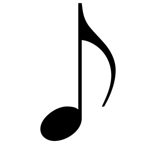 Black Musical Note Free Image