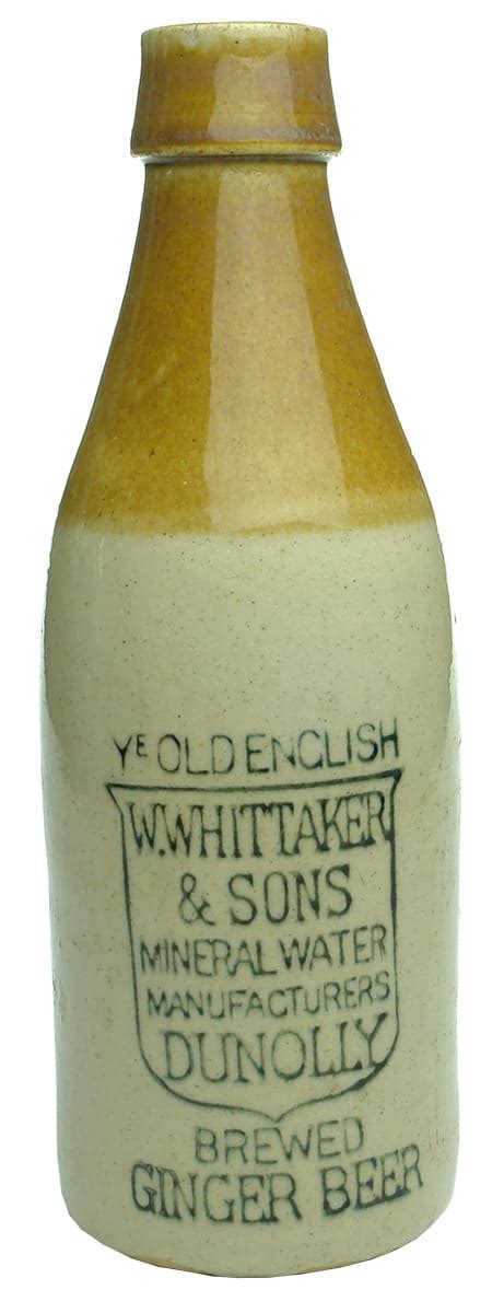 Whittaker Dunolly Ye Old English Stone Ginger Beer Bottle Abcr Auctions