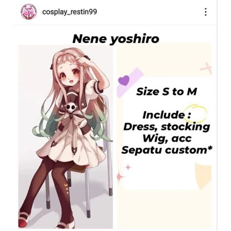 Jual Rental Sewa Kostum Cosplay Anime Nene Yoshiro Shopee Indonesia