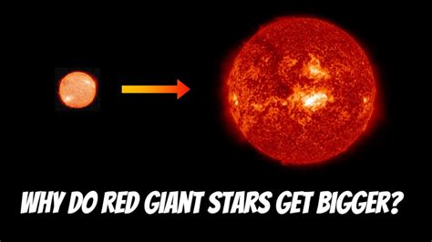 Why Do Red Giant Stars Get Bigger Lincoln Astrophysics Team
