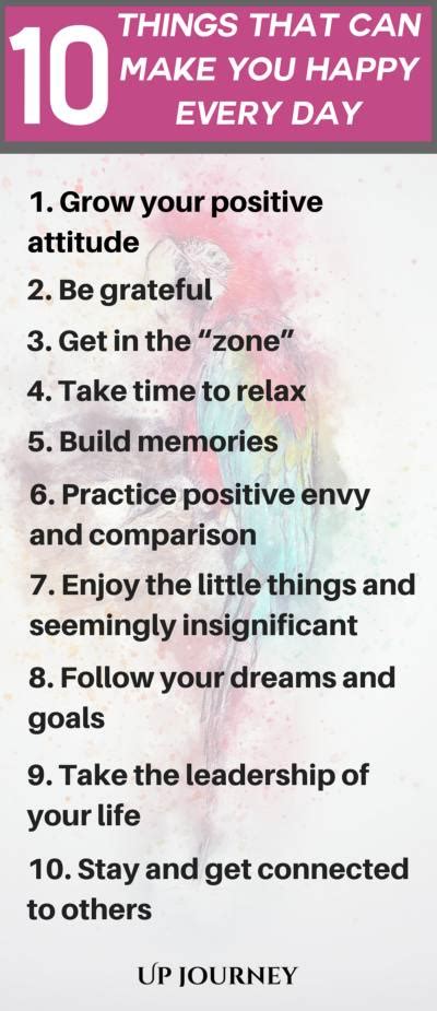 How To Be Happy 10 Things That Make You Happy Every Day