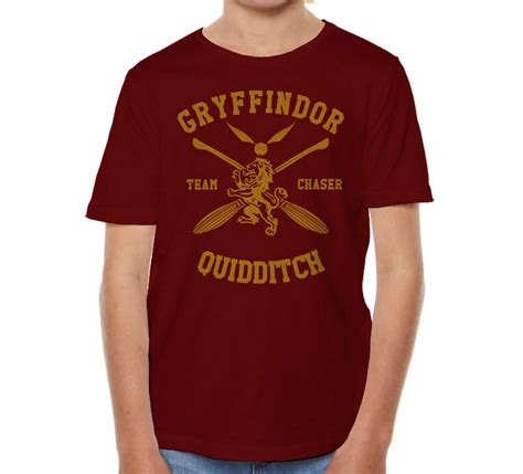 Customize New Gryffindor Chaser Quidditch Team Kid Youth T Shirt T