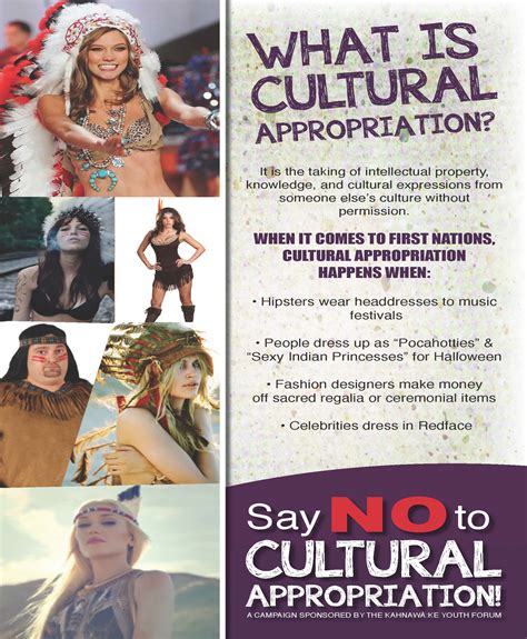 Say No To Cultural Appropriation Campaign