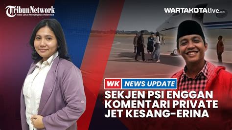 Sekjen PSI Enggan Komentari Dugaan Kaesang Erina Pakai Jet Pribadi Ke AS YouTube