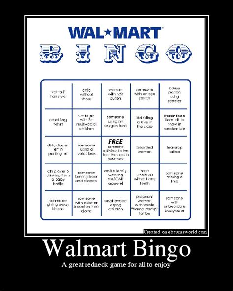 Buzzbuzzbingo is home to the popular buzzword bingo party game! Walmart Bingo - Picture | eBaum's World