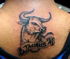 Red bull taurus tattoo idea on thigh for women. Taurus Tattoo Meaning | 45+ Ideas and Designs