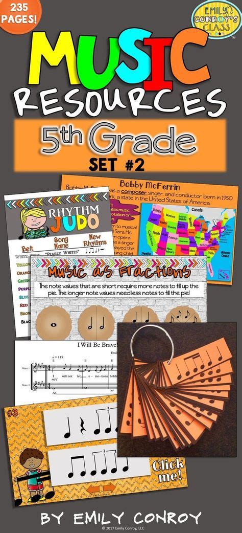 Music Resources Fifth Grade Music Worksheets And Activities Set 2