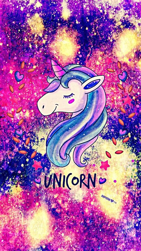 Unicorn Glitter Galaxy Wallpaper Iphone Wallpaper Rainbow Walapercom