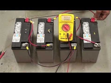 Just charging batteries may seem quite simple, but there are interesting facts that you might want to know about beforehand. Wiring Batteries in Series and Parallel.m4v - YouTube