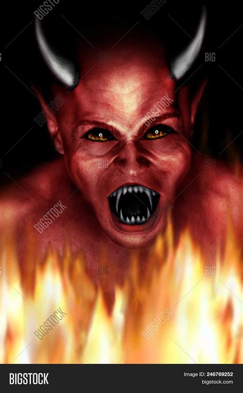 Scary Horror Devil Image And Photo Free Trial Bigstock