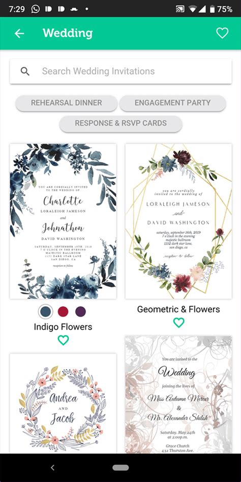 You can save or share the final card. 5 Best Wedding Invitation Card Maker Apps for Android