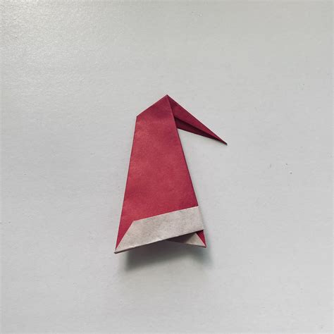 How To Make An Origami Santas Hat