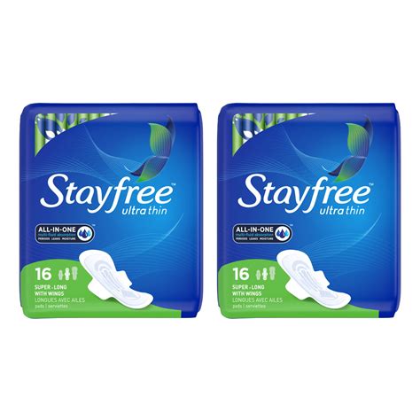 Stayfree Ultra Thin Super Long Pads With Wings For Women Reliable