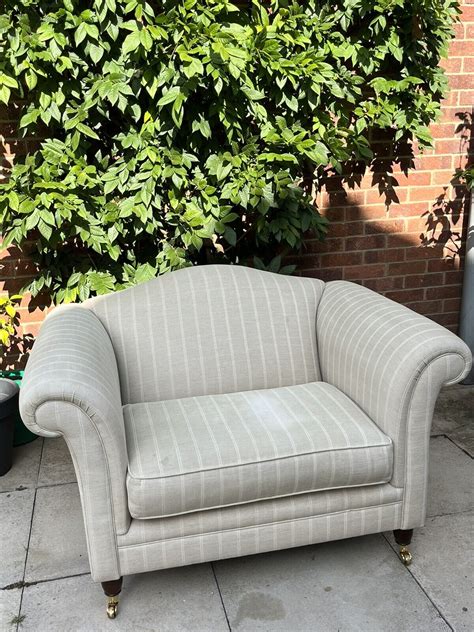 Laura Ashley Gloucester 2 Seater Sofa And Snuggler Chair 🚚 Available Ebay