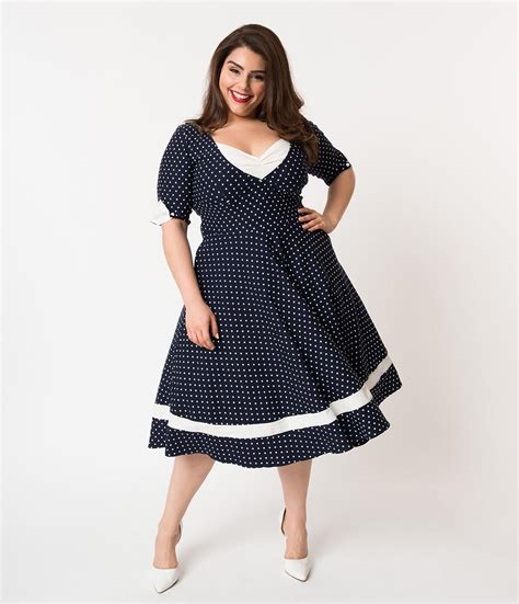 1950s Plus Size Dresses Clothing And Costumes Unique Vintage Plus Size