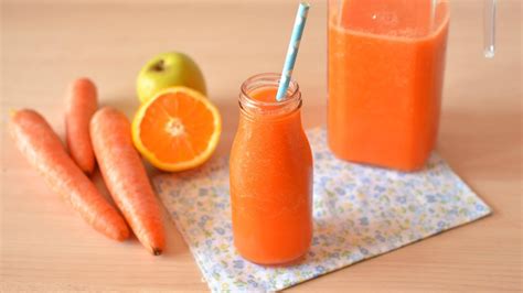 Carrot Apple And Orange Smoothie Quick And Healthy Carrot Smoothie Youtube