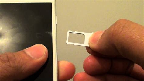 If you don't have another sim card to use, or if the above. iPhone 6: How to Insert / Remove New SIM Card - YouTube