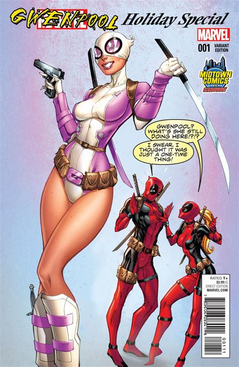 Gwenpool Special 1 Midtown Exclusive Variant Cover By J