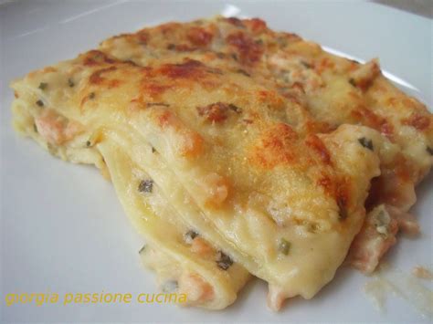 Nel caso potete mettere il grill per gli ultimi 5 minuti di cottura. giorgia passione cucina: Lasagne al salmone affumicato con ...