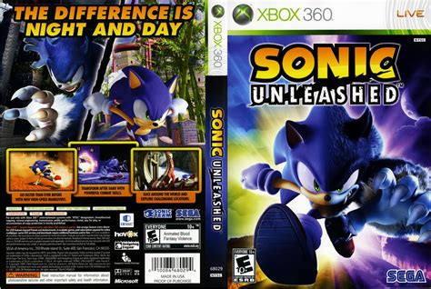 Sonic Unleashed Xbox 360 Ultra Capas