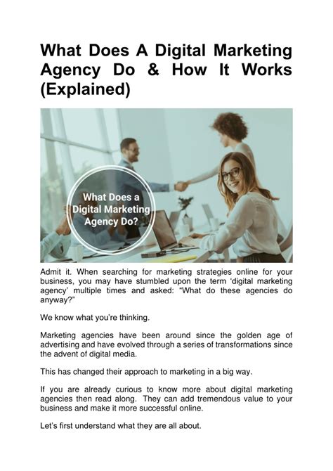 Ppt What Does A Digital Marketing Agency Do And How It Works Atop