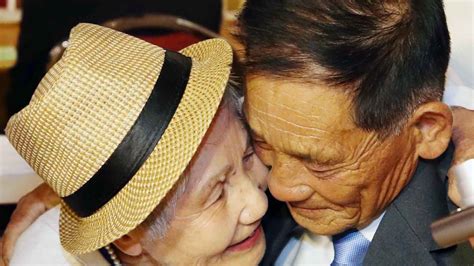 Tears As Korean Families Are Reunited After 65 Years World News Sky