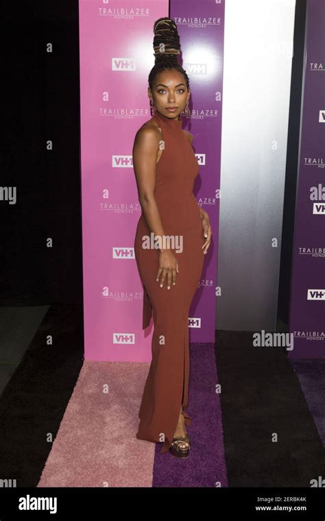Actress Logan Browning Attending The VH1 Trailblazer Honors At The