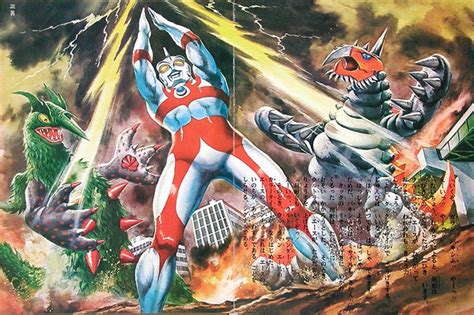 Ultraman Ace Battles Daichoju Garan And Bakushimu Banso Terebi Idol