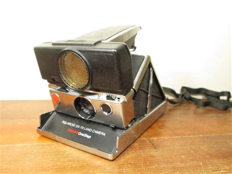Vintage Polaroid Land Camera Sx 70 Sonar One Step With Manual Etsy
