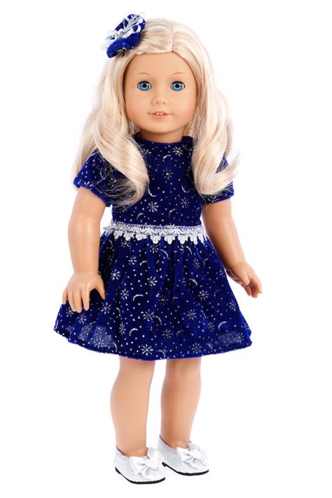 Simply select any combination of five or more patterns in any size or purchase a mix of patterns and courses. Midnight Blue Doll Clothing for 18 inch American Girl Doll