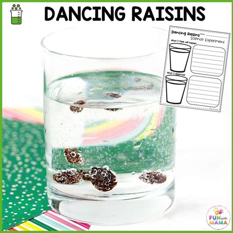 Dancing Raisins Experiment Fun Science For Kids Printable
