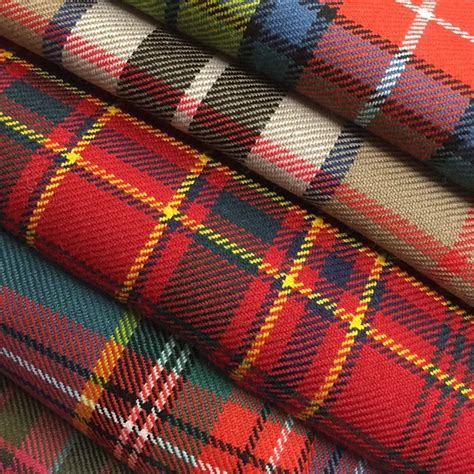 Choose From Over 500 Scottish And Clan Tartans 10oz Pure Wool Tartan